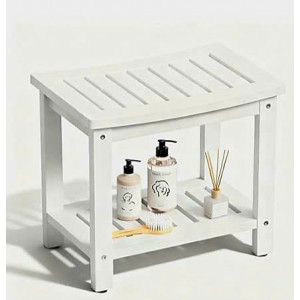 50-249845 White : Ghế Đôn , Ghế Tắm - Màu Trắng